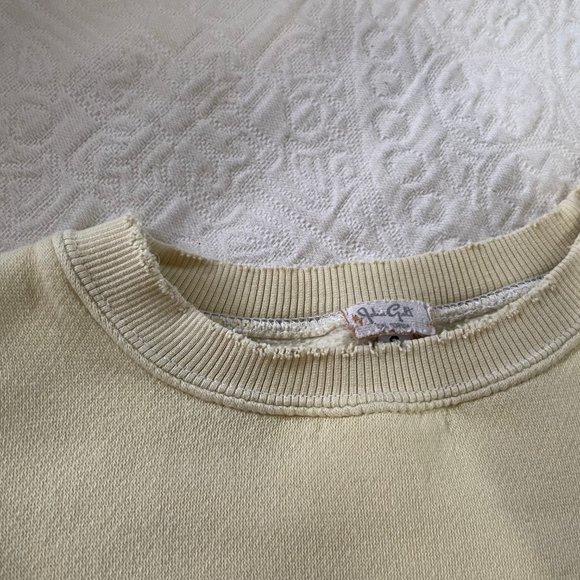 John Galt Pale Yellow Crewneck - Picture 3 of 4